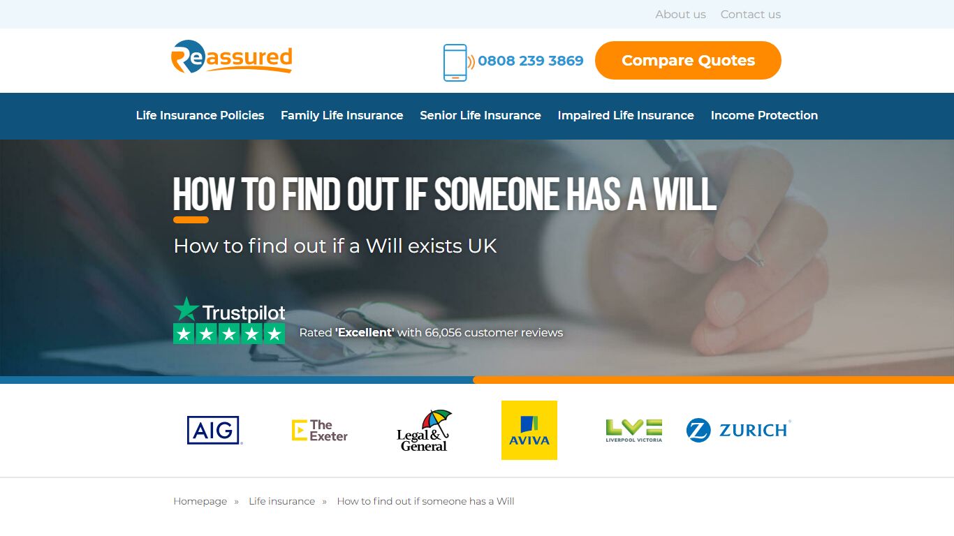 How to find out if someone has a Will - Reassured